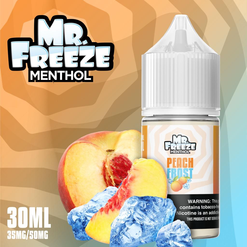 Peach Frost Salt Nic  Mr.Freeze E Liquids