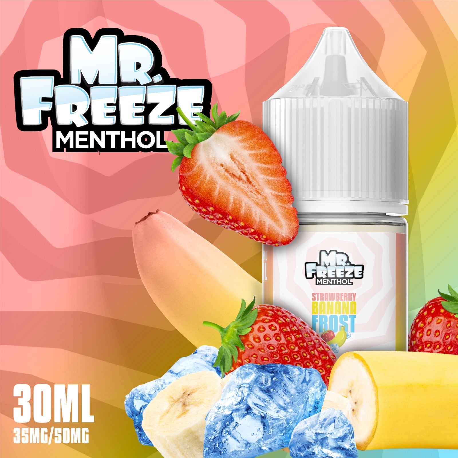 Strawberry Banana Frost Salt Nic – Mr.Freeze E Liquids