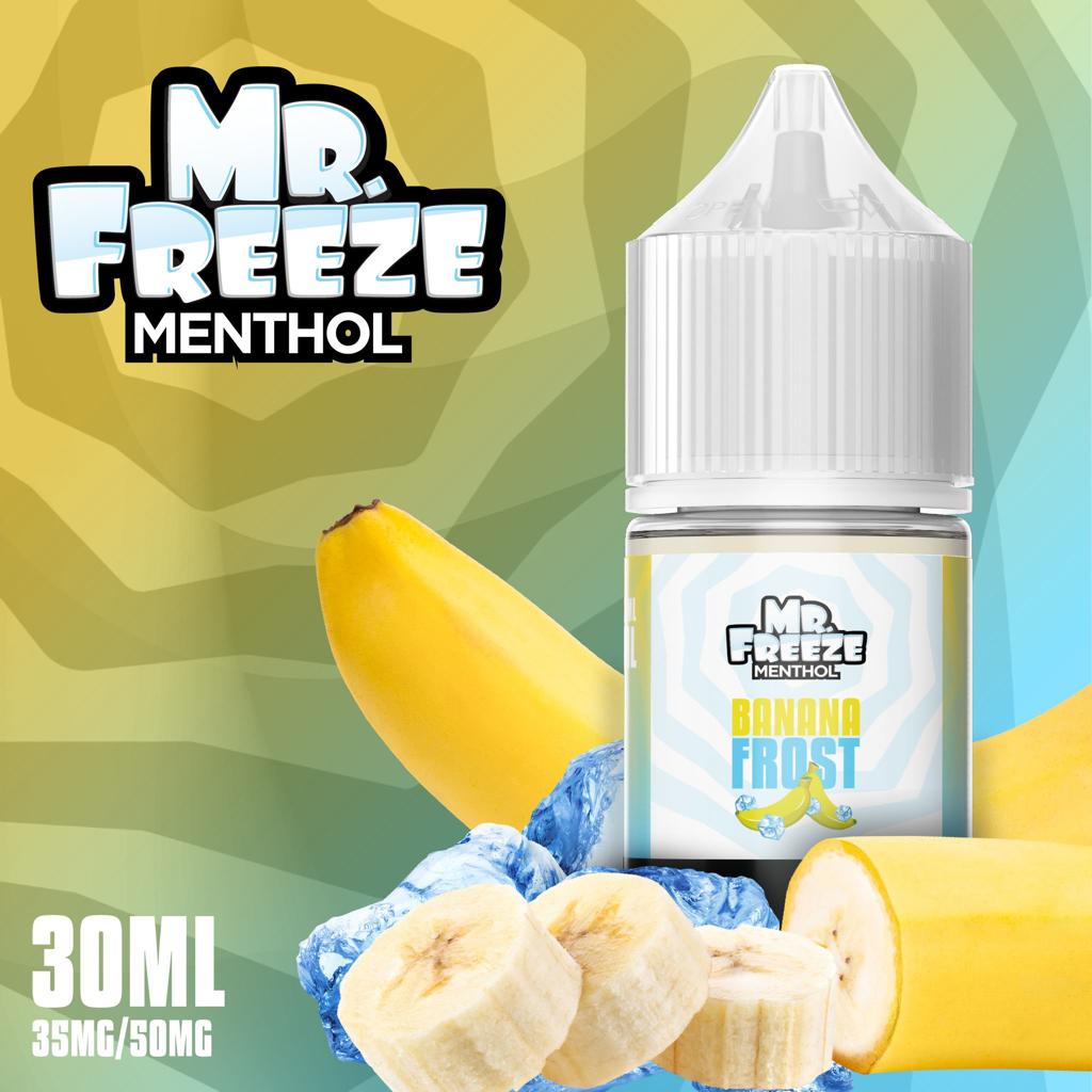 Banana Frost Salt Nic Mr.Freeze E Liquids Banana Frost Salt Nic Mr.Freeze E Liquids